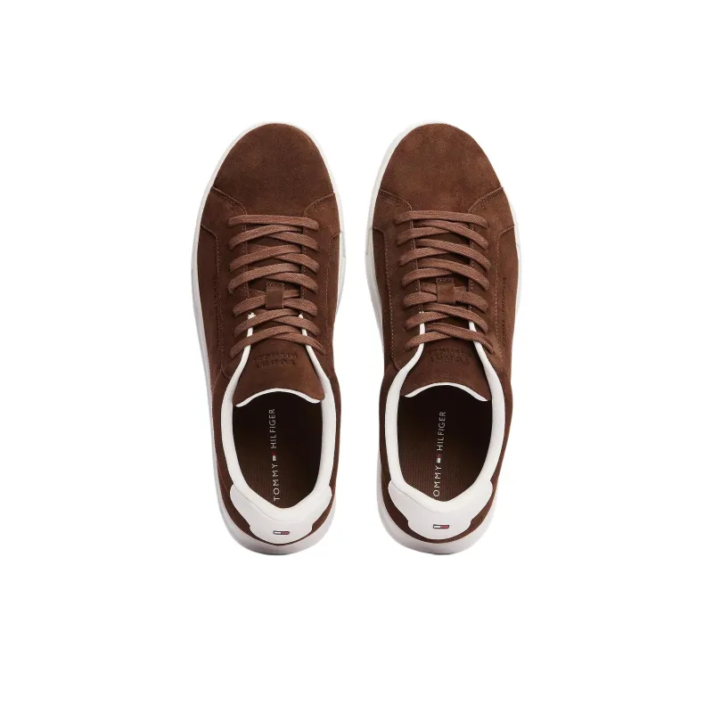 Tommy Hilfiger Trainers Low Top Skateboard Shoes Men's Brown-3