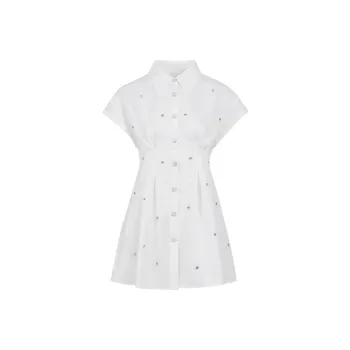 Ladiesfirst Short-Sleeved Dresses Women's White