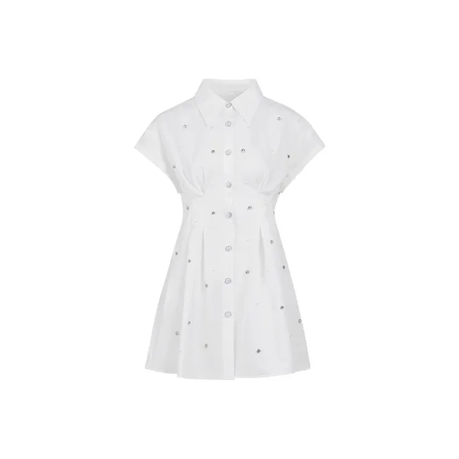 Ladiesfirst Short-Sleeved Dresses Women's White-0