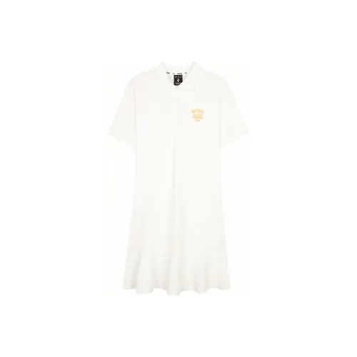 Skechers Short Sleeved Dresses Women's Marshmallow White