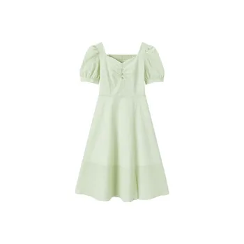 EICHITOO Short Sleeved Dresses Women's Light Green