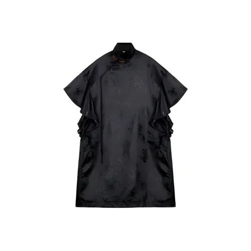 Contour Short-Sleeved Dresses Women's Black