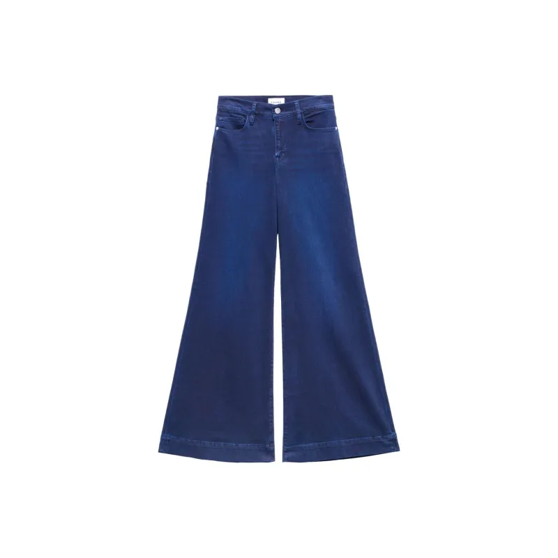 FRAME Le Palazzo High-rise Wide-leg Jeans-0