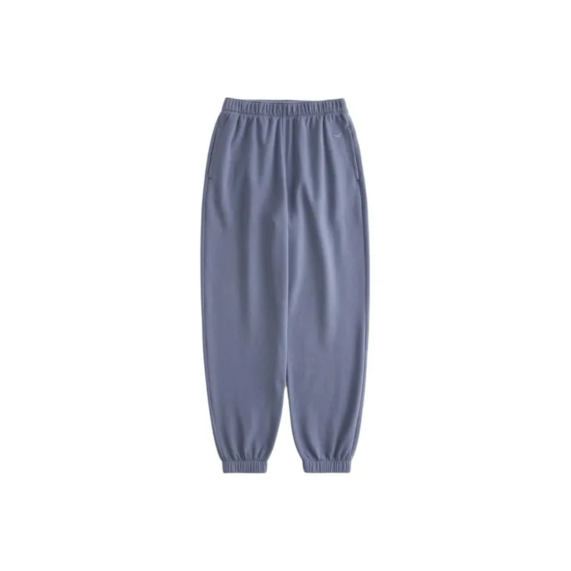 Hollister Knitted Sports Pants Women's Blue-0