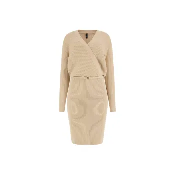 GUESS Long-Sleeved Dresses Women's Beige