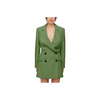 Self-portrait Long-Sleeved Dresses Women's Green
