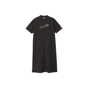 Champion SS24 Short-Sleeved Dresses Women's Beige Black