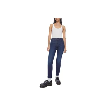 MOTHER The Mid Rise Dazzler Ankle Step Fray Slim cut Jeans