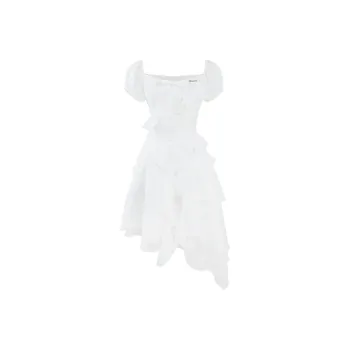 UNIFREE Short Sleeved Dress Women's White