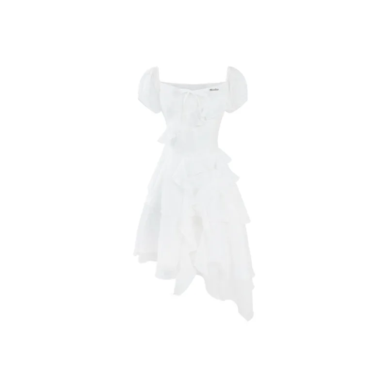 UNIFREE Short Sleeved Dress Women's White-0