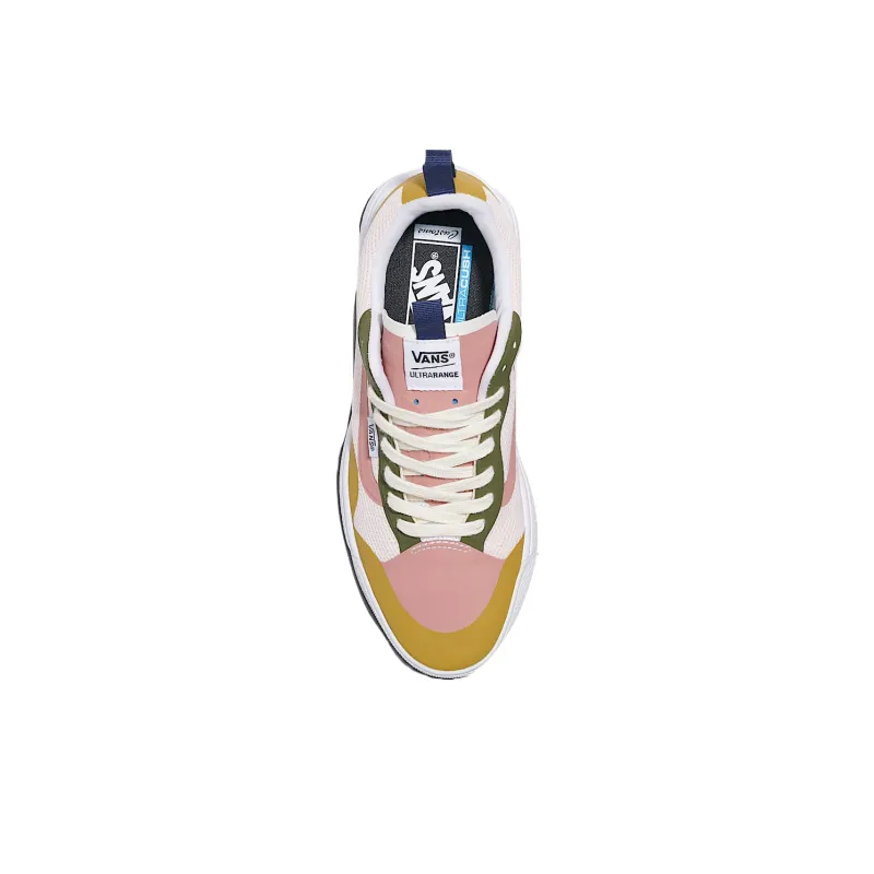 Vans Customs Low Top Casual Shoes Unisex White Yellow-2