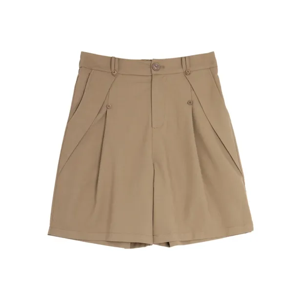 SETIROM Casual Shorts Women's Khaki-0