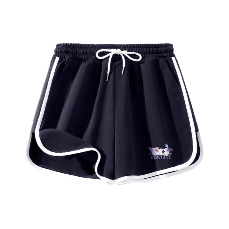 Cotton Casual Shorts Women's-0