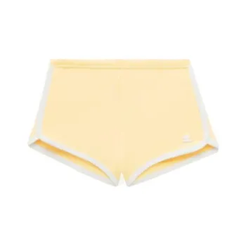 COURREGES Contrast Mini Short 'Pollen/Heritage White'