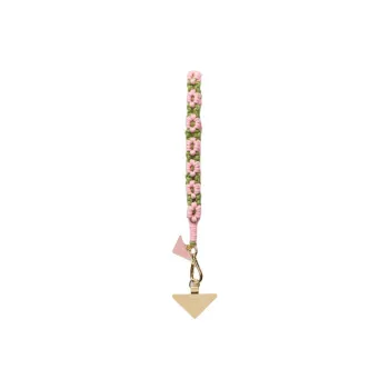 PRADA Enamel, Metal, Fabric Phone Accessories Unisex Pink