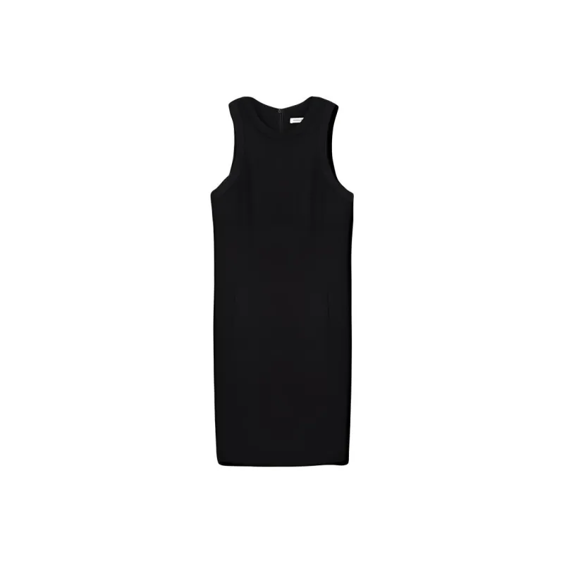 Roselingling Sleeveless Dress Women's Elegant Black-0