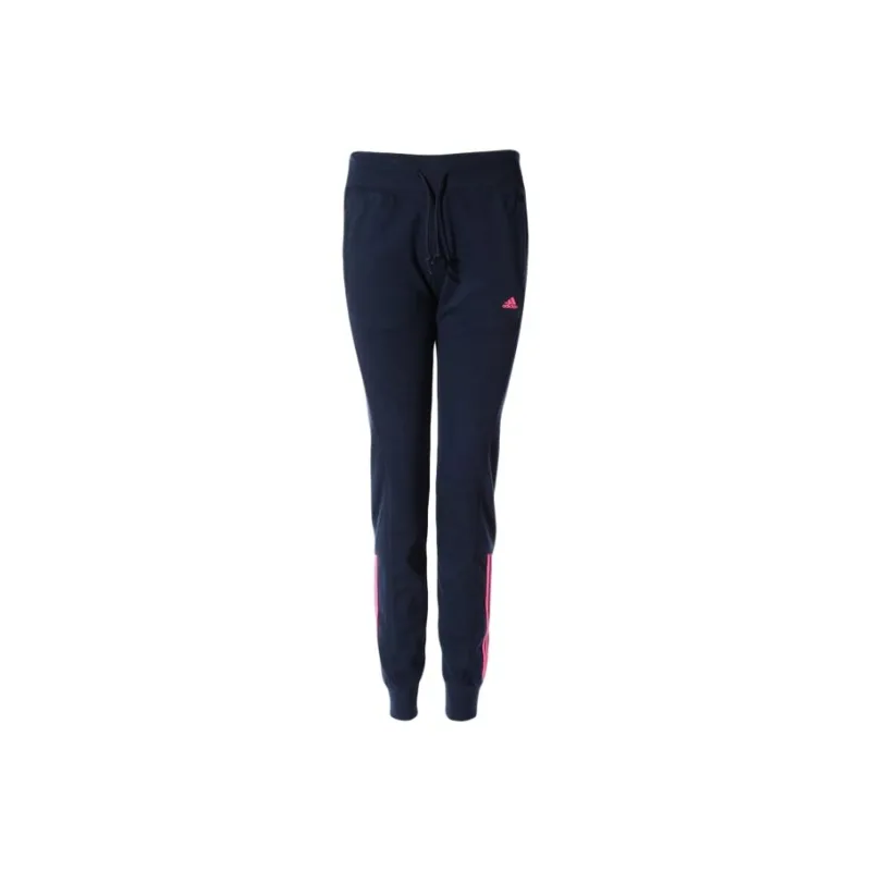 Adidas ESSENTIALS Knitted Sports Pants Women's Navy-0