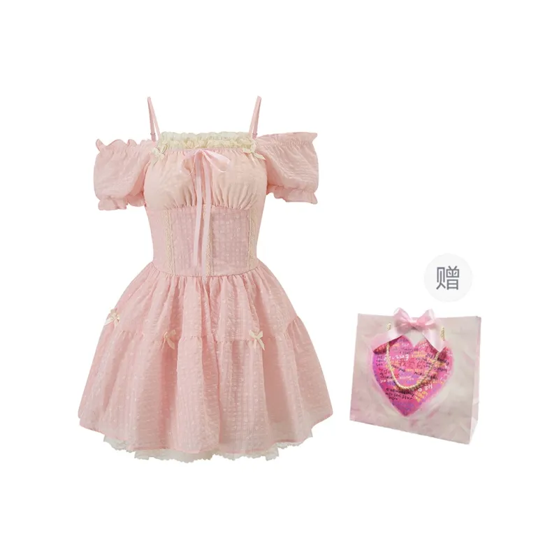 Peaches Peaches Short Sleeved Dress Women's-9