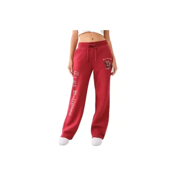 TRUE RELIGION Knitted Sweatpants Women's Red