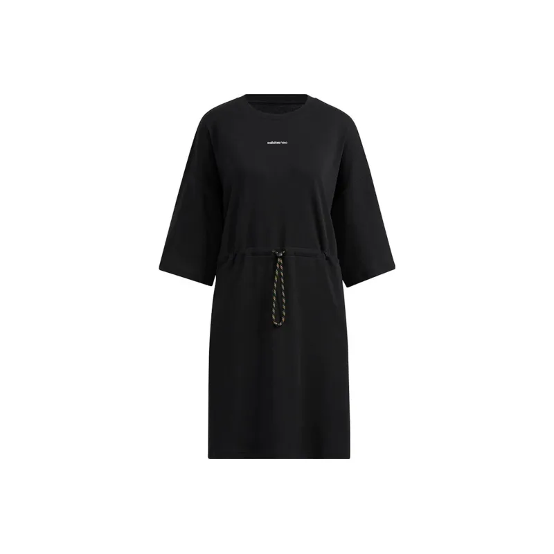 Adidas Neo Short Sleeved Dresses Women's Black-0