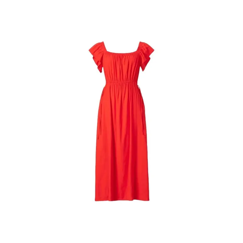 UNIQLO C Collection SS24 Short-Sleeved Dresses Women's Red-0