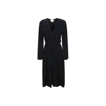 Forte Forte Gathered Corduroy Dress