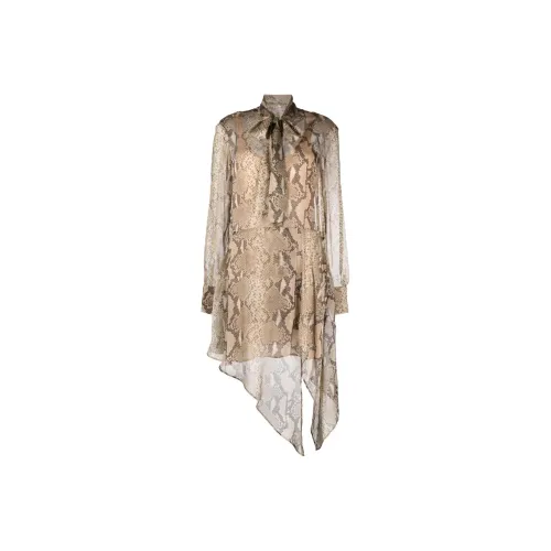 Stella McCartney Python print Silk chiffon Midi Dress
