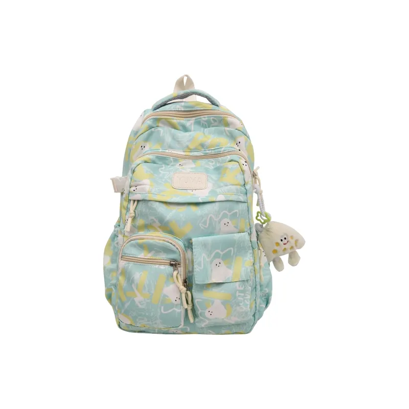 Yalu Nylon Backpack Unisex Multicolor-23