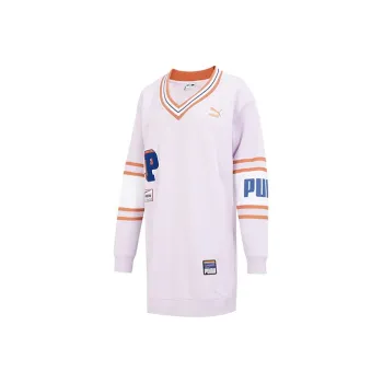 PUMA Long Sleeved Dresses Women's Light Lavender