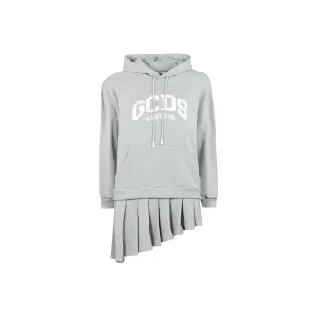 GCDS Logo Embroidered Jersey Mini Dress