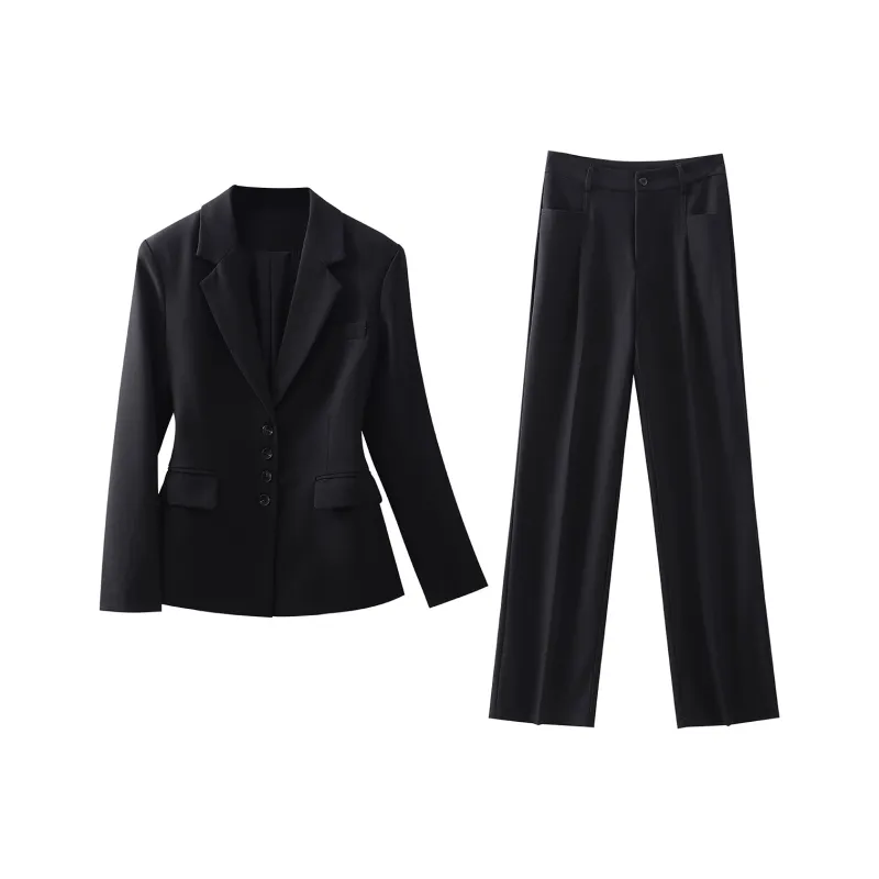 DonnaZilan Business Suits Women's Black-0