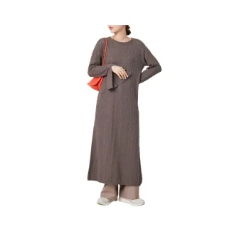 FREAK'S STORE Long Sleeved Dresses Women's Charcoal Gray