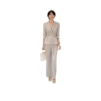 ONE SHALLOW Business Suit Women's Khaki