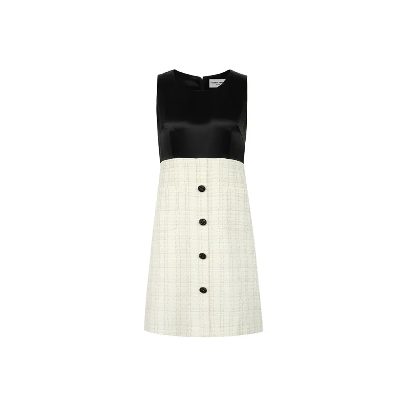 Valeria Obbaco Tank Top Dress Women's Black-0