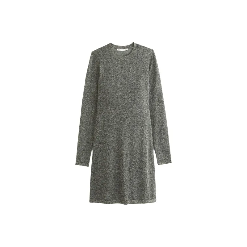 Abercrombie＆Fitch Long Sleeved Dresses Women's Dark Gray-0