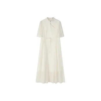 THE SEA LIFE Short Sleeved Dress Women's Custard