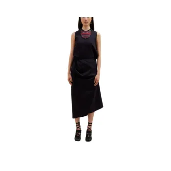 Lemaire Sleeveless Cotton Wrap Dress