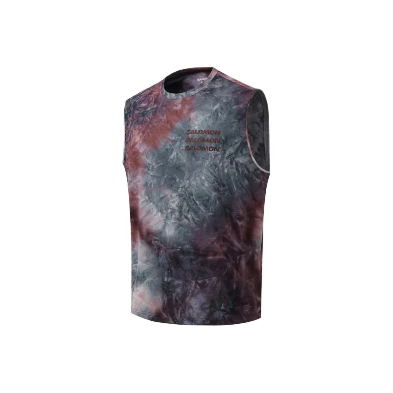 SALOMON Tank Tops Men Brown-2
