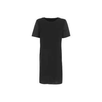 EMPORIO ARMANI Short Sleeved Dresses Women's Black