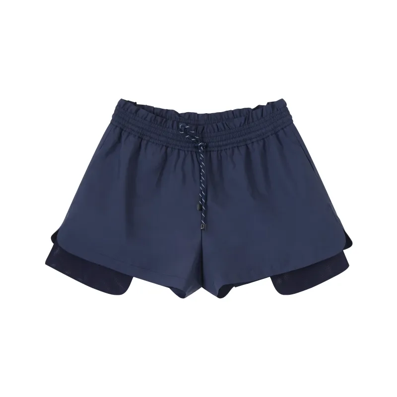 RUNTOTHEFUTURE Casual Shorts Women's Marine Blue-0