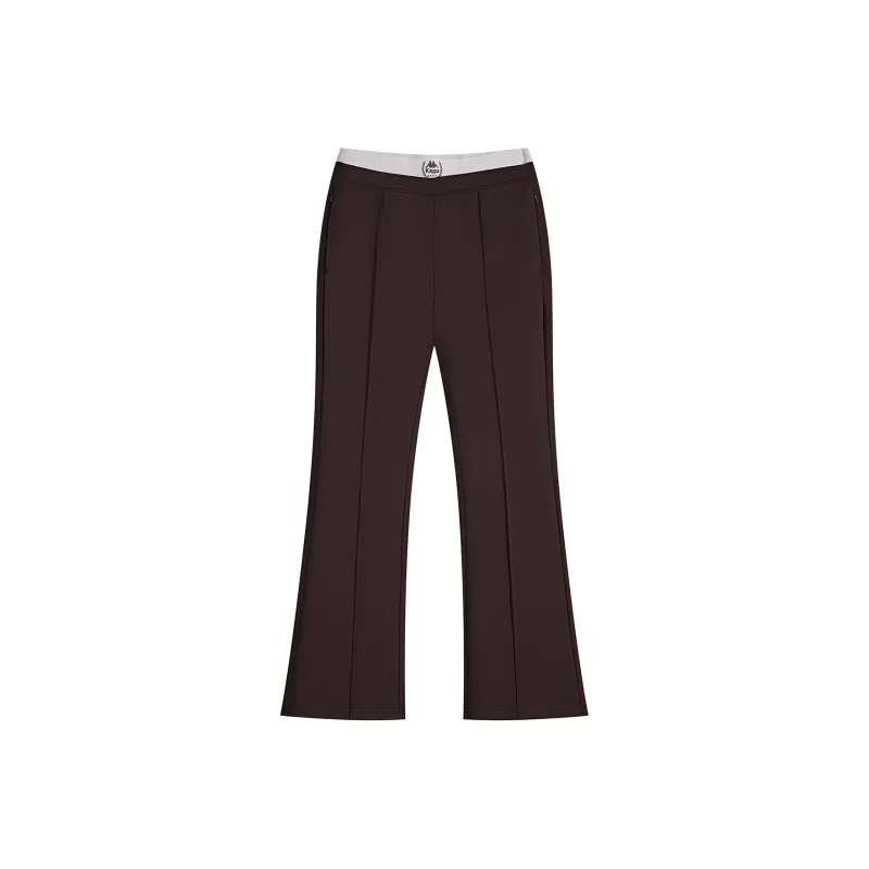 Kappa 1916 Knitted Sweatpants Women's Chocolates Dark Brown-0