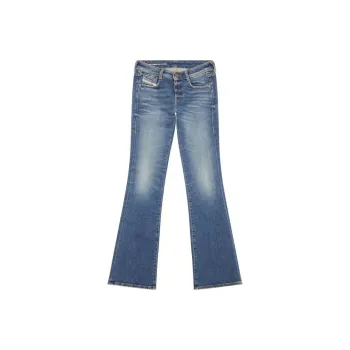 DIESEL 1969 D-Ebbey Low-Rise Flared Skinny Jeans