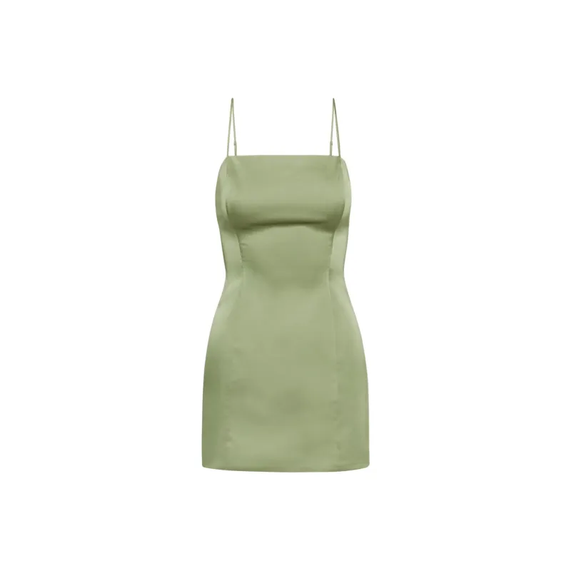 ARITZIA Ten Shimmer Satin Dress Slip Dresses Women's-8