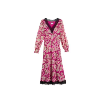 Ted Baker Long-Sleeved Dresses Women's Bright Pink