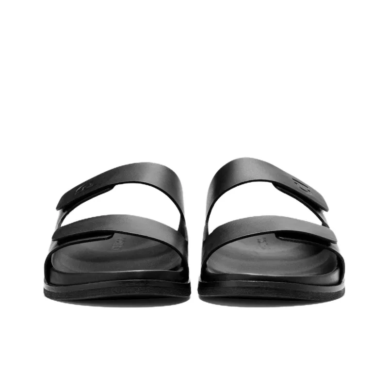 COLE HAAN Rubber Sole Slip Resistant Slide Slippers Men's Black-3