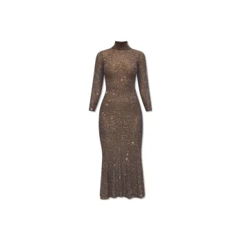 Balenciaga Sequin Embellished Maxi Dress
