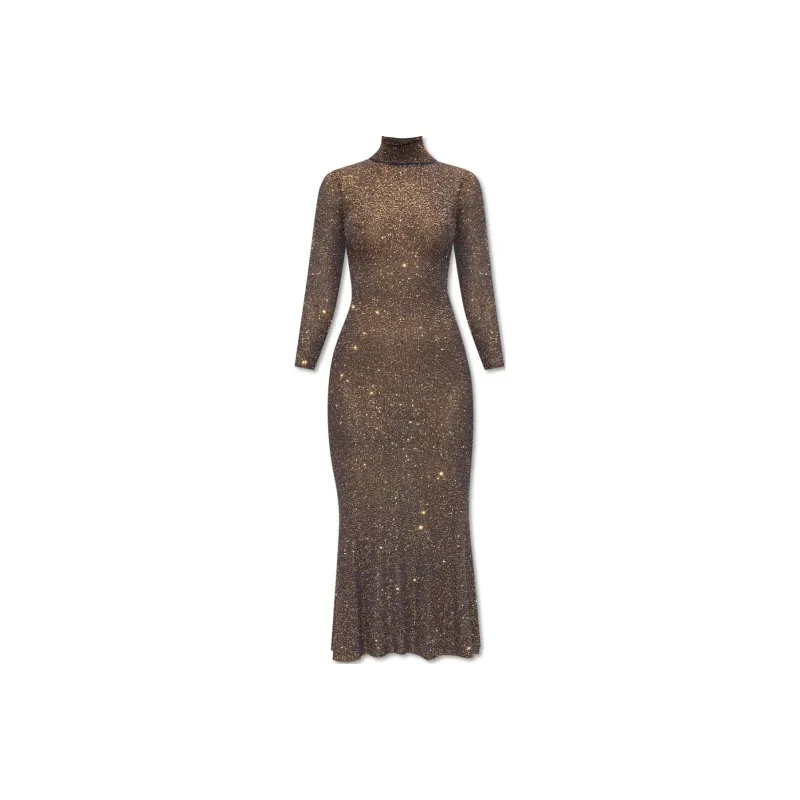 Balenciaga Sequin Embellished Maxi Dress-0