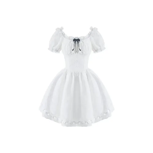 Local Gal Short Sleeved Dress Women's White