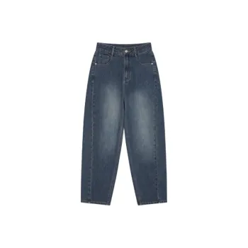 Mo Han Yi Mei Jeans Women's Vintage Blue