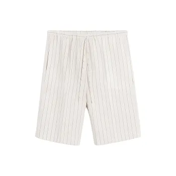 TOTEME Stripe Detailed Drawstring Shorts